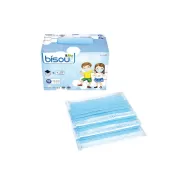 Khẩu Trang Y Tế 4 Lớp Bisou Kids Xanh